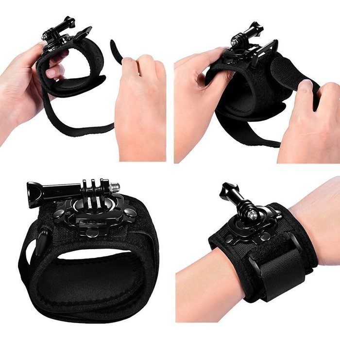 dOvOb Action Camera Mount Connection to 1/4 inch 20 Adapter Mount for Gopro DBPower Lightdow N43