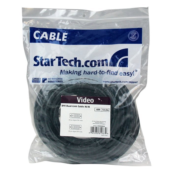 StarTech DVIDDMM10 10-Feet DVI-D Dual Link Cable - M/M N14