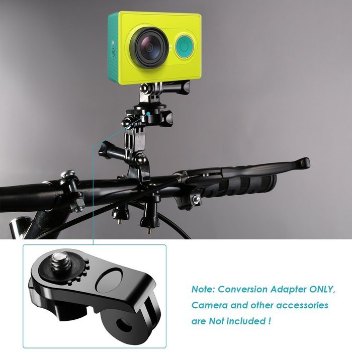 dOvOb Action Camera Mount Connection to 1/4 inch 20 Adapter Mount for Gopro DBPower Lightdow N55