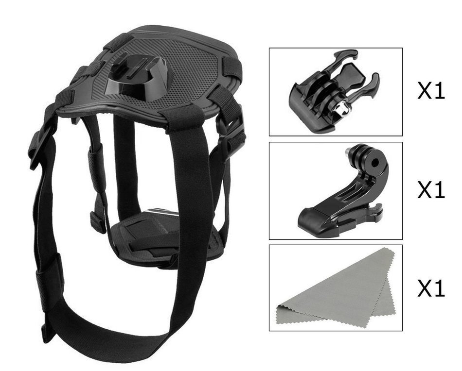 dOvOb Action Camera Mount Connection to 1/4 inch 20 Adapter Mount for Gopro DBPower Lightdow N57