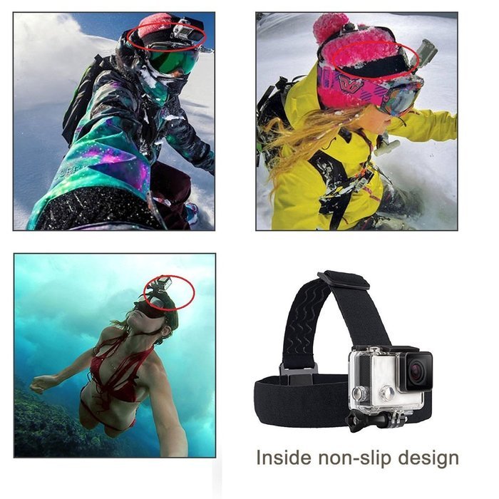 dOvOb Action Camera Mount Connection to 1/4 inch 20 Adapter Mount for Gopro DBPower Lightdow N60