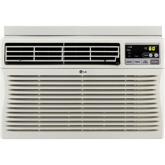 LG 8,000 BTU Window-Mounted Air Conditioner with Remote Control (115 volts) - LW8012ER N2