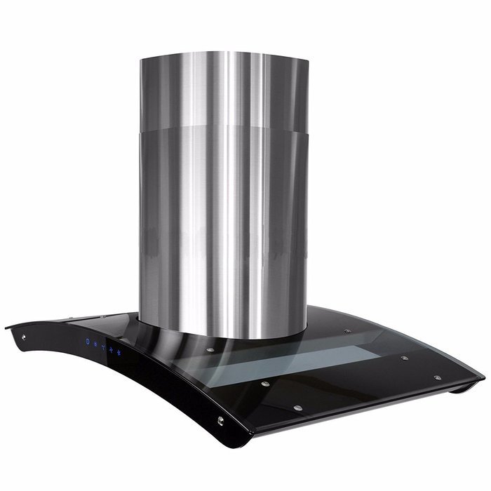 36" Beautiful Island Mount Stainless Steel Kitchen Range Hood Stove Vent Exhaust