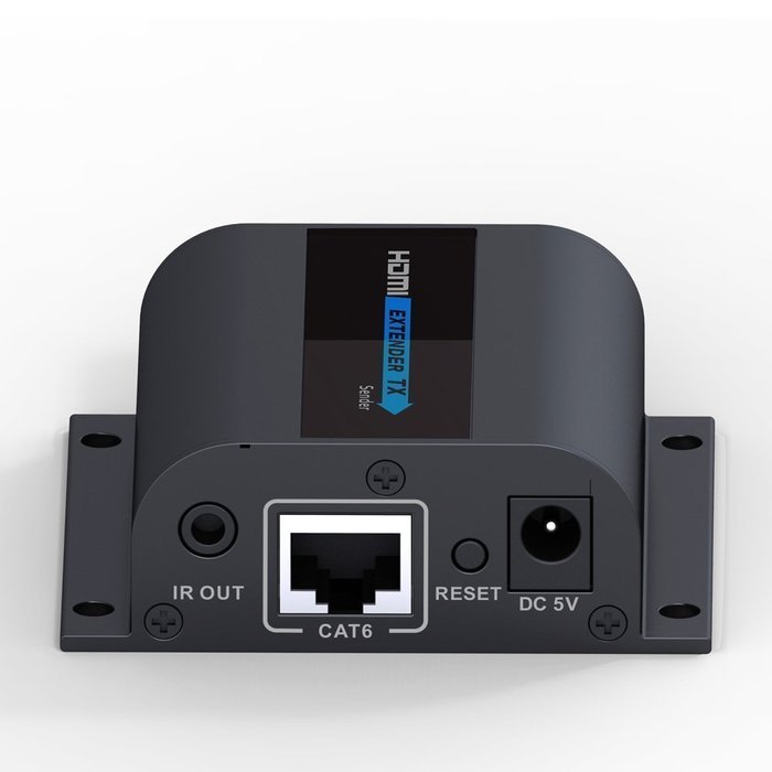 OceanHeart 196ft/60m LKV372PRO HDMI Extender Over Network Cat6/6a/7 Single cable with Loop-out for local display... N5