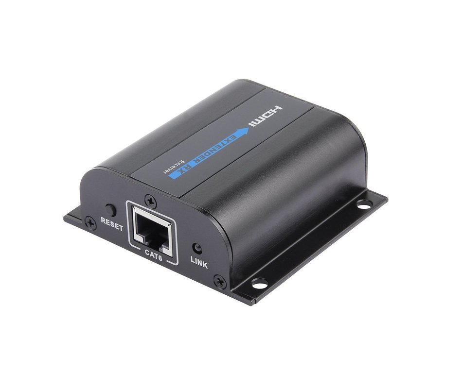 OceanHeart 196ft/60m LKV372PRO HDMI Extender Over Network Cat6/6a/7 Single cable with Loop-out for local display... N6