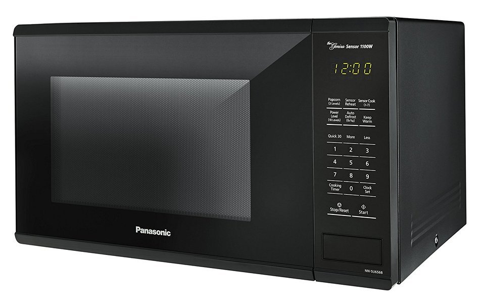 Panasonic NN-SU696S Countertop Microwave Oven with Genius Cooking Sensor and Popcorn Button, 1.3 cu. ft., Stainless