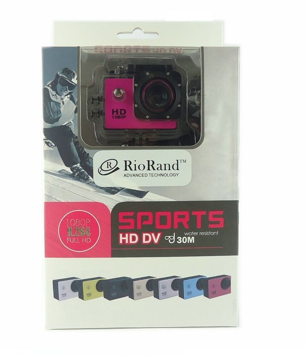 RioRand&reg; Shockproof Protective Case Bag for GoPro, GoPro HD, GoPro Hero3+, HERO4, RioRand RS4000,RS6000 (Black) N46