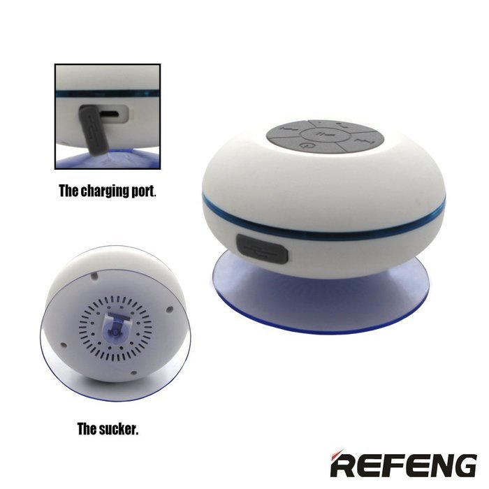 Wireless Bluetooth Speaker,ReFeng RF522 Water Proof Resistant Shower Speaker Handsfree Portable Speakerphone with... N19