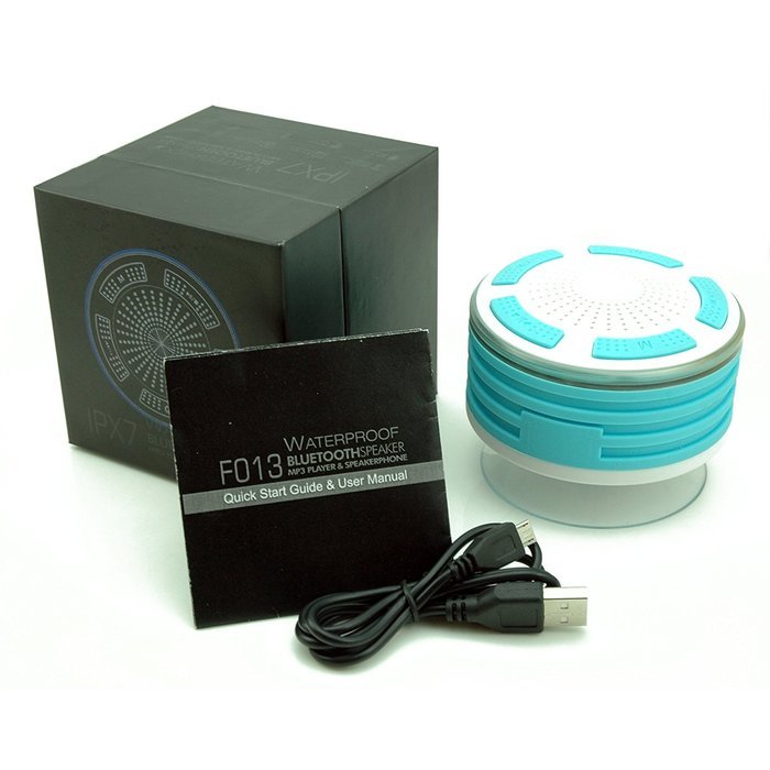 KONG KIM IPX7 100% Waterproof & Dust-proof Floating Bluetooth Shower Speaker Compatible with all Bluetooth devices... N4