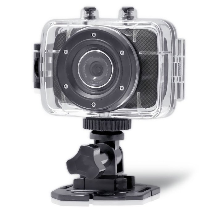 Pyle PSCHD30WT Mini High-Definition Sports Action Wide-Angle HD Camera & Camcorder, 720p, SD Card Slot, Touchscreen... N25