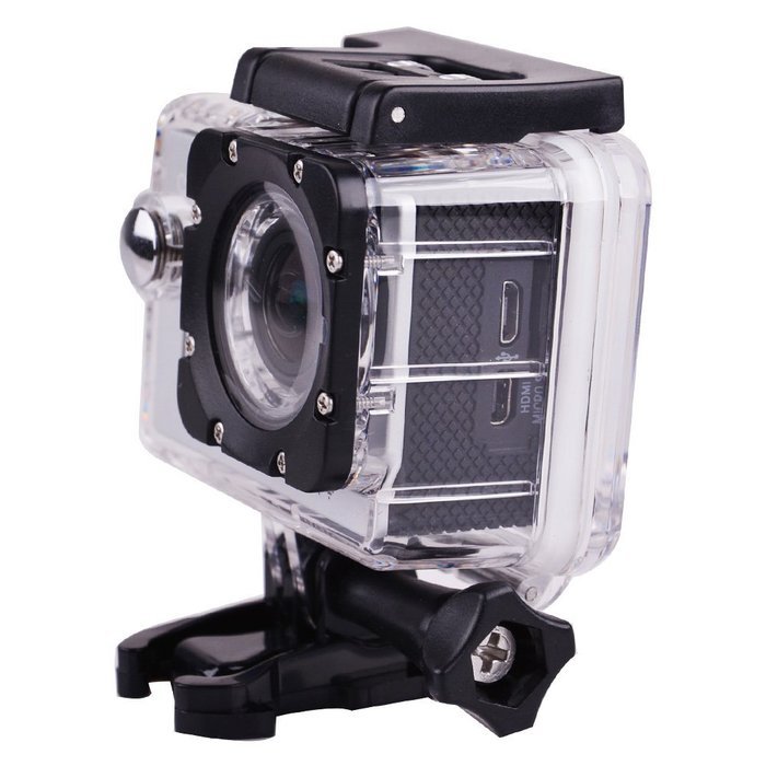 Acekool W9se Outdoor Sports WiFi Camera Silver Mini Waterproof Diving Sports Video Camera N2