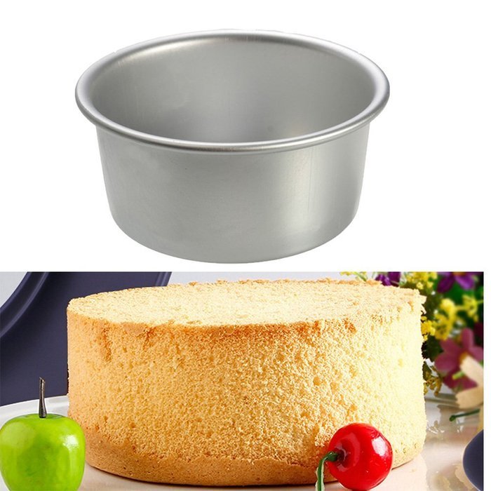 Home Kitchen Aluminum Alloy Non-stick Round Cake Baking Sandwich Model Pan Bakeware Tool 4" /6" /8" for Choose...