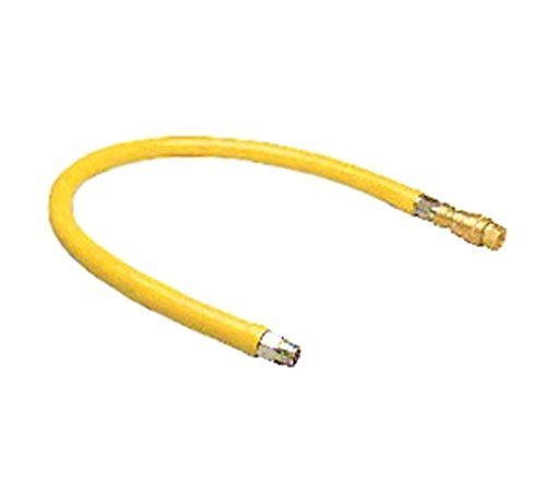 T&S Brass HG-4F-36 Gas Hose with Quick Disconnect, 1-1/4-Inch Npt and 36-Inch Long by T&S Brass