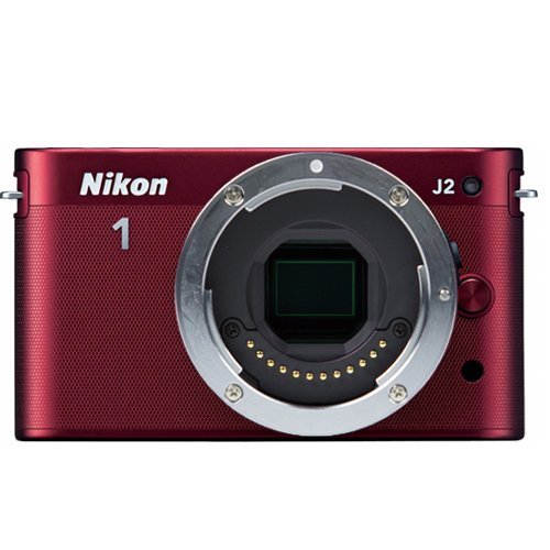 Nikon 1 J2 10.1 MP HD Digital Camera (Red) Body Only