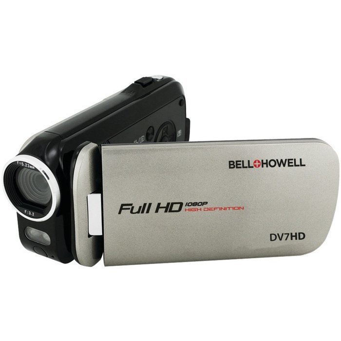 1 - 16.0 Megapixel Slice II DV7HD Ultraslim 1080p HD Camcorder (Gray), 16.0 megapixel , 16x digital zoom, 1920...
