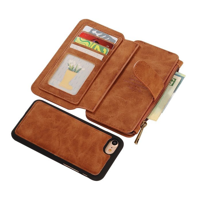 Wallet Wristlet Clutch for iPhone 7 Plus Luxury Pattern Zip Wallet Clutch Case, Miniko(TM) Quilted Handbag Clutch... N15
