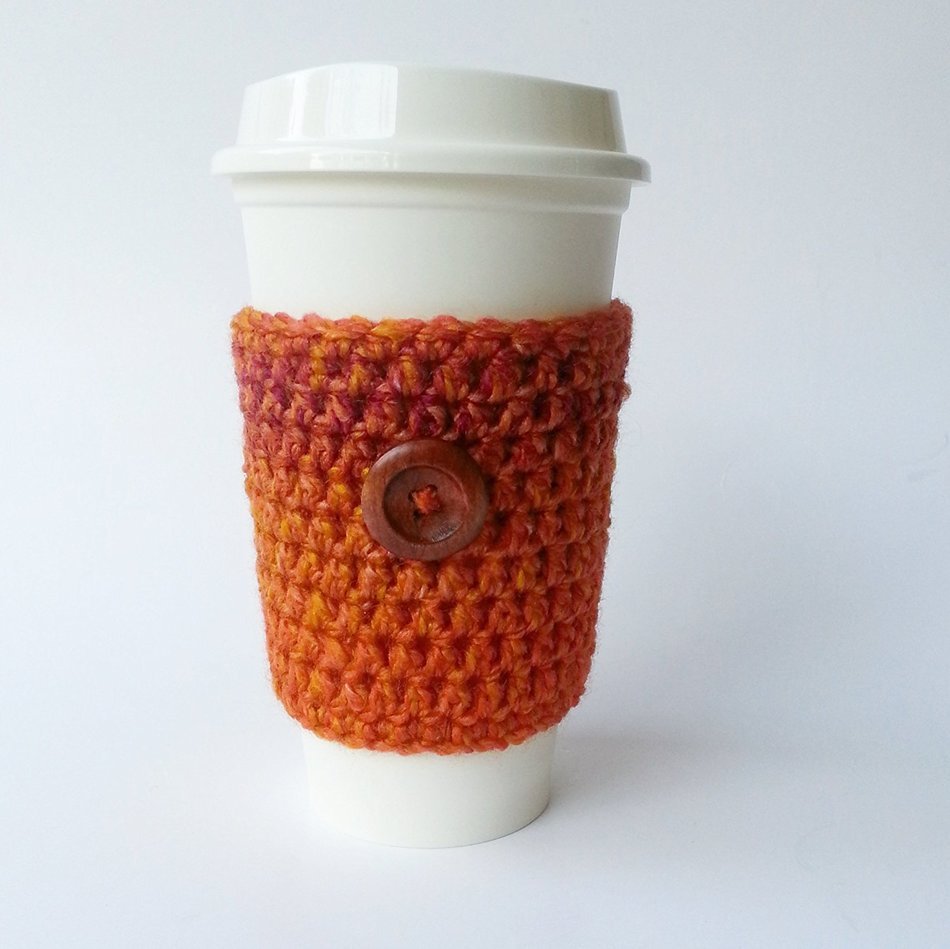 Travel Mug Cozy Pumpkin Spice