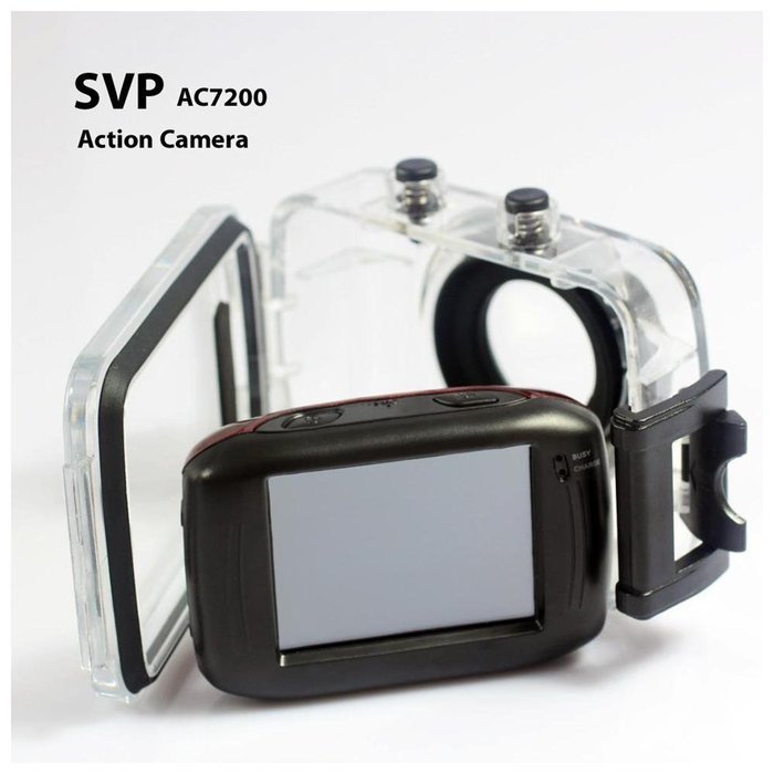 SVP (TM) 720P HD Mini Action Helmet Camera Waterproof Sport Car DV Bike Camcorder Video 16G TF Card N4
