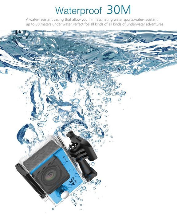 VIGICA H9 Waterproof Sports DV Action Camera Wifi 4K Ultra HD Cam 2.0&rdquo; LCD 170 Degree Wide Lens Support IOS,Android... N5