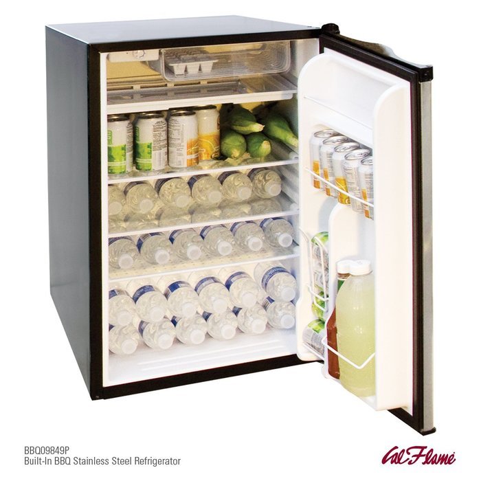 CalFlame BBQ09849P-A Stainless Steel Refrigerator