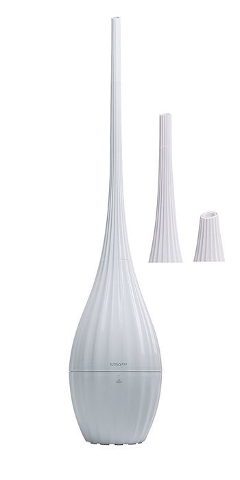 Luma Comfort HC12W Cool Mist Vase Humidifier with Adjustable Height and 8 Settings N6
