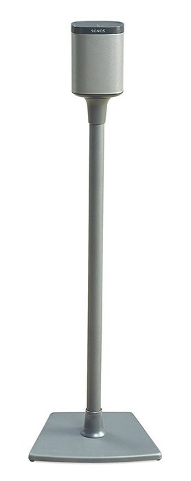 Sanus Wireless Speaker Stand Designed for SONOS PLAY 1 and PLAY 3 Speakers - Single Stand (Black) - WSS1-B1