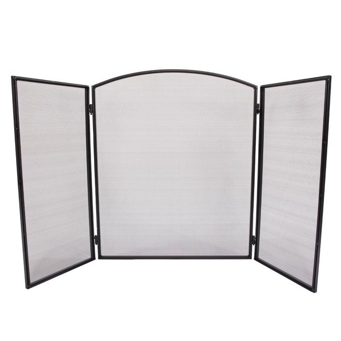 FCH 3-Panel Fireplace Screen Safety Gate Fence Fireplace Fence Hearth Gate Screens N2