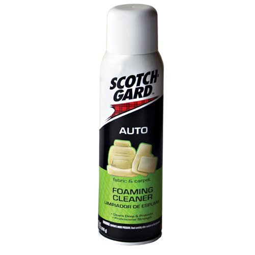 3M Scotchgard Auto Foaming Fabric and Carpet Cleaner, 17.5-Ounce