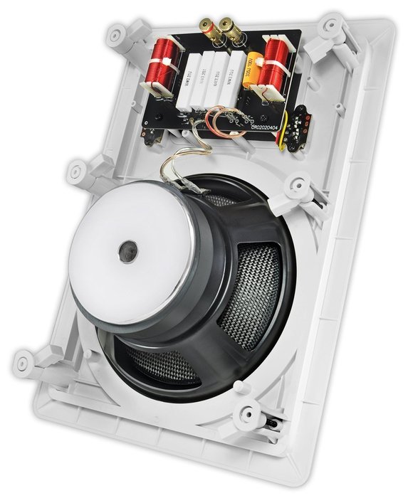 OSD Audio MK-W850 8-inch Kevlar Home Theatre In-Wall Speaker with Bass and Treble Swtich, Pair N2