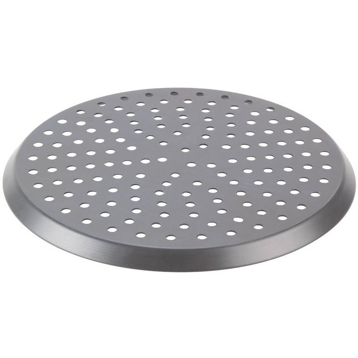 American Metalcraft CAR17HCP 17" Perforated Hard Coat Anodized Aluminum CAR Pizza Pan