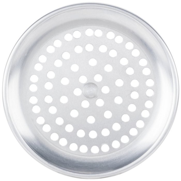 American Metalcraft HACTP7SP 7" Super Perforated Heavy Weight Aluminum Coupe Pizza Pa