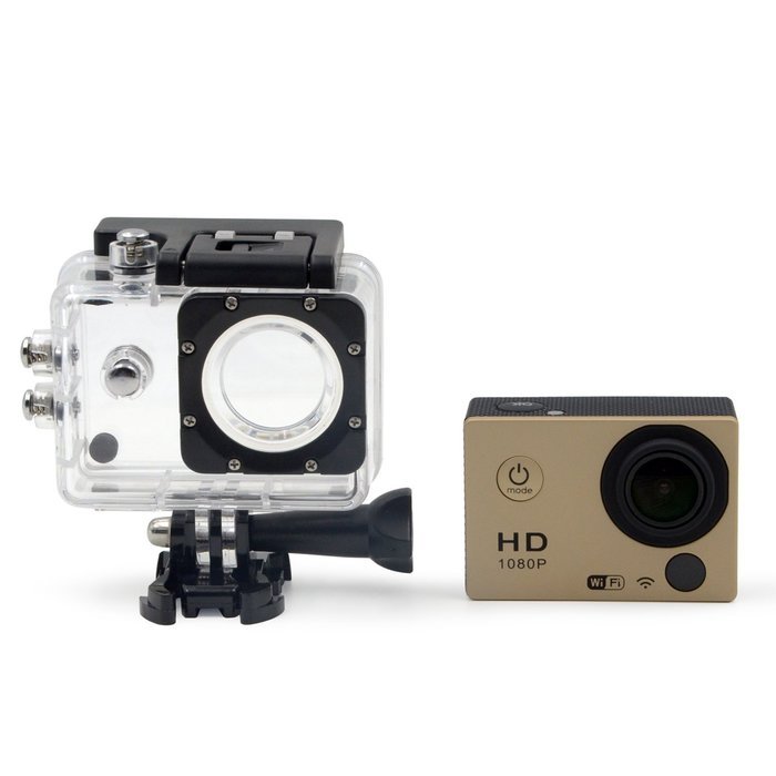 Besteye 2.0" Full HD 12MP Sports Action Camera WIFI 1080P with 170&deg;A+ Wide Angle 30M Waterproof IR Remote White... N16