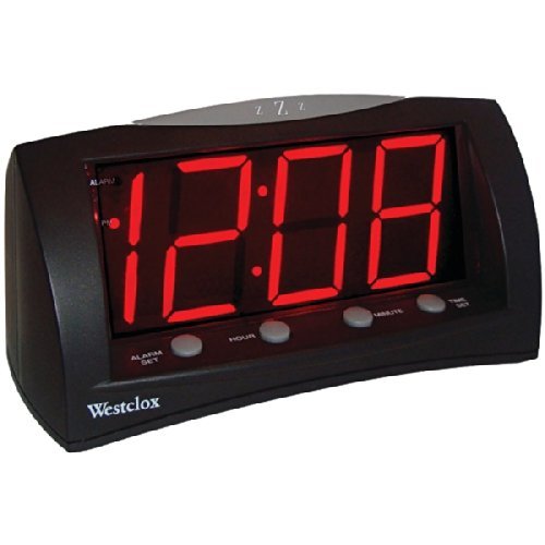 New WESTCLOX 66705 1.8'' Oversized Snooze Alarm Clock