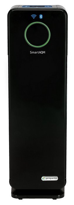 GermGuardian CDAP4500BCA WiFi Smart 4-in-1 True HEPA Air Purifier with SmartAQM Air Quality Monitor N10