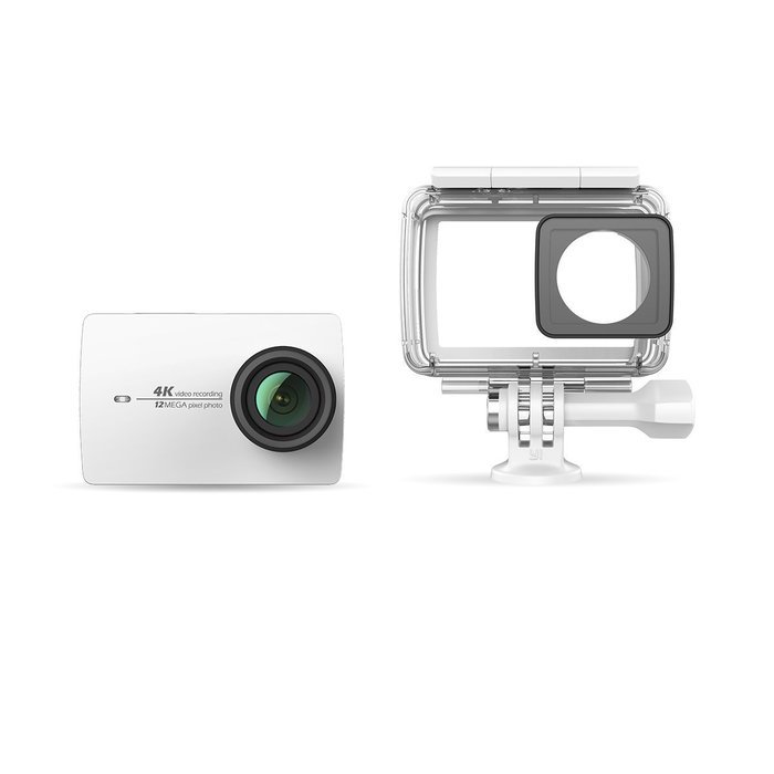 YI 4K Action Camera with Selfie Stick & Bluetooth Remote (US Edition) Night Black N40