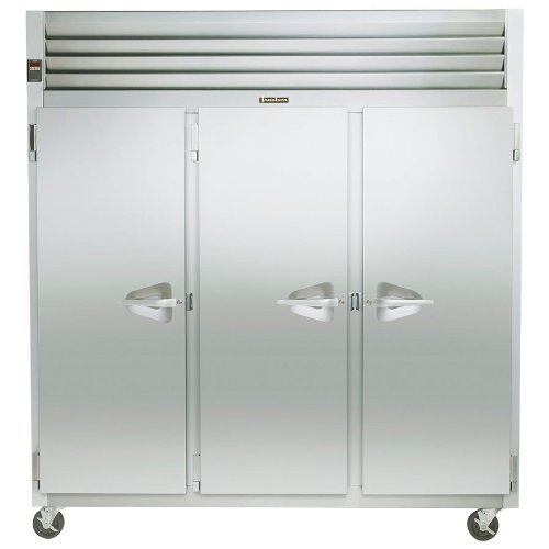 Traulsen G31011 77" G Series Three Section Solid Door Reach in Freezer with Left / Left / Right Hinged Doors -...