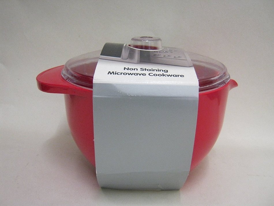 New Easy Cook Microwave Red Jug And Lid 1.2L