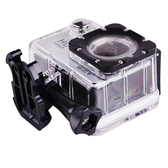 Acekool W9se Outdoor Sports WiFi Camera Silver Mini Waterproof Diving Sports Video Camera N3