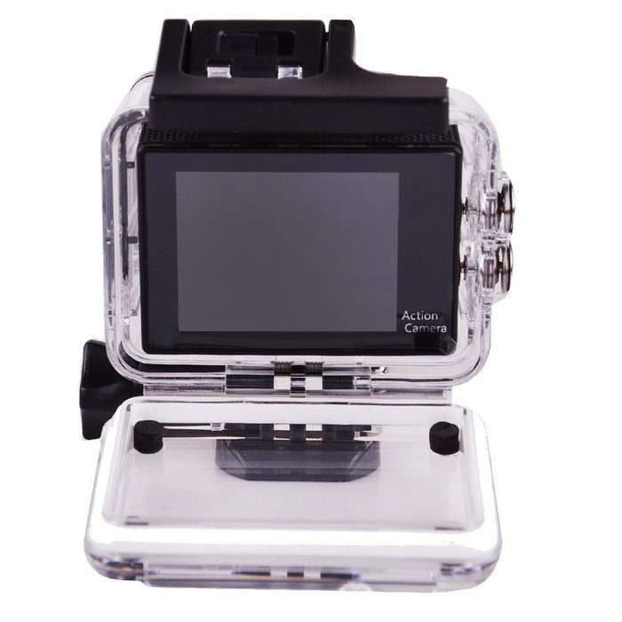 Acekool W9se Outdoor Sports WiFi Camera Silver Mini Waterproof Diving Sports Video Camera N4