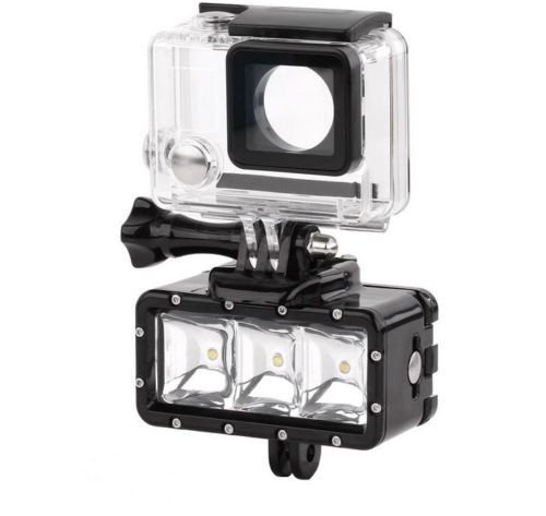 30m LED Waterproof Video Fill Light Diving Lights Set for Gopro Hero4/3+/3/2 N3
