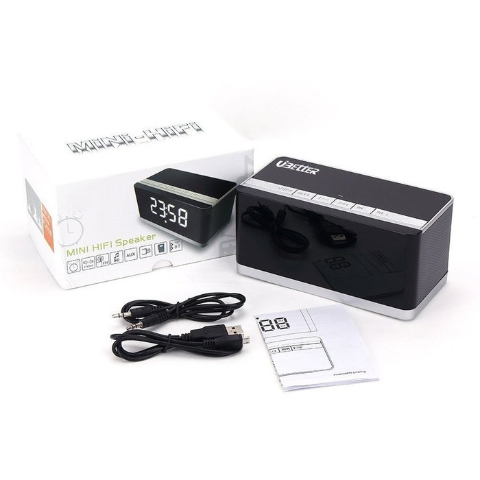Ubetter Portable Wireless Bluetooth Speaker, Powerful Sound with Enhanced Bass, Surround Speakers with FM Radio... N6