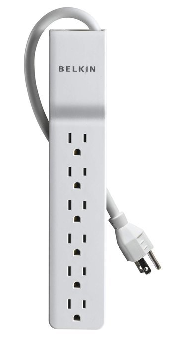 Belkin 8-Outlet Commercial Power Strip Surge Protector with 8-Foot Power Cord, 2500 Joules (BE108000-08-CM) N14