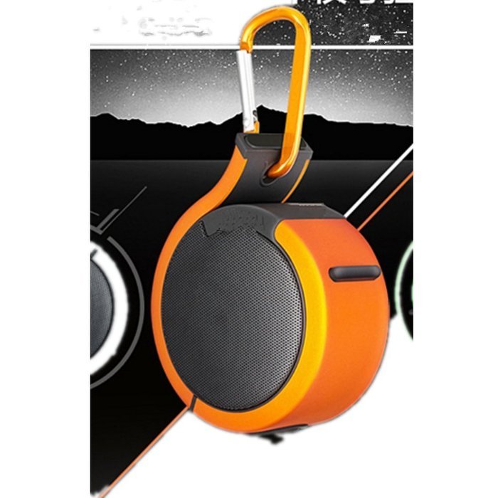Aamina Q1 Wireless Bluetooth Speaker Subwoofers Of Outdoor (Orange)