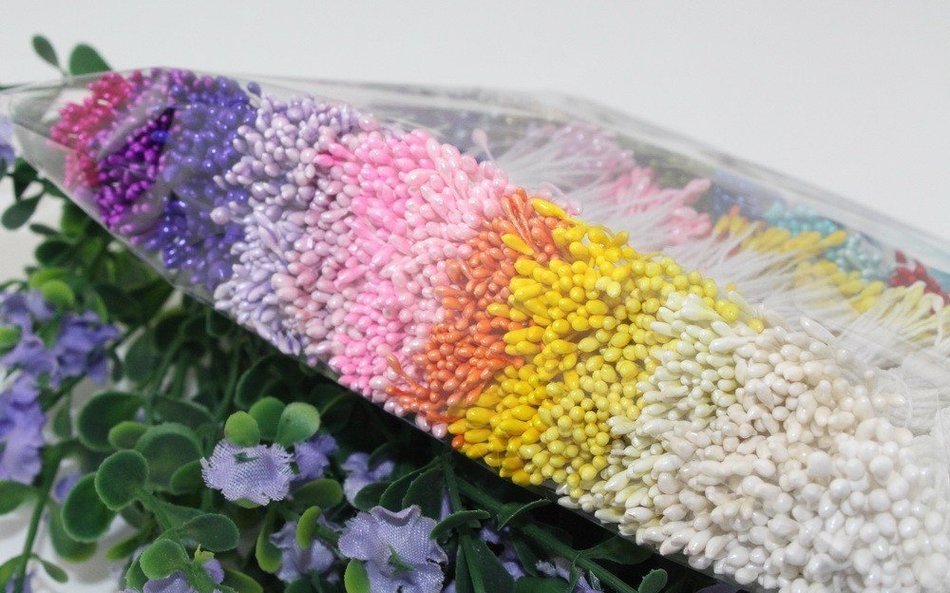 1mm pearl flower stamen cake 4500pcs/lot