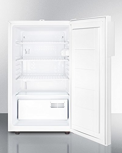 Summit FF511LBIMED 20" AccuCold MED Series Medical Freestanding or Built In Compact Refrigerator with 4.1 cu....