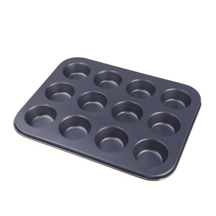 Cake mold - TOOGOO(R)12 in 1 cake mold / muffin / cupcake cup shaped baking mold washed by robust versatile dishwasher