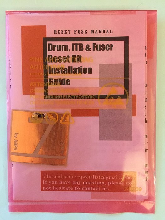 Super Easy Transfer Belt Reset Solution for OKI OKIDATA C301, C321, C511, C531 n dn dnw N4