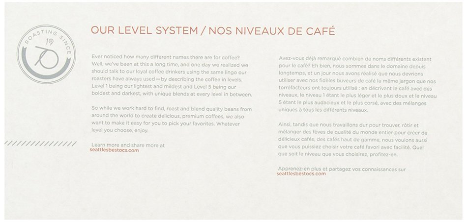 Seattle's Best Coffee SEA11008556 Level 2 Breakfast Blend Ground Coffee (Pack of 18) N3