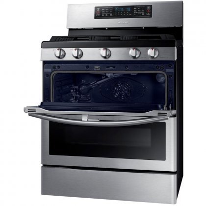Samsung NX58K7850SS 30" Gas Freestanding Range with 5 Burners, Sealed Burner, 5.8 cu. ft. Primary Oven Capacity... N2