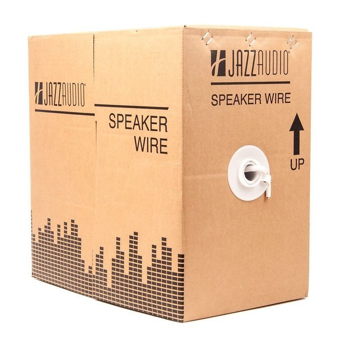 Jazz Audio 16-Gauge 4-Conductor CL3 Speaker Wire, 500 Feet